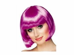 Perruque Cabaret Rose Fonçée